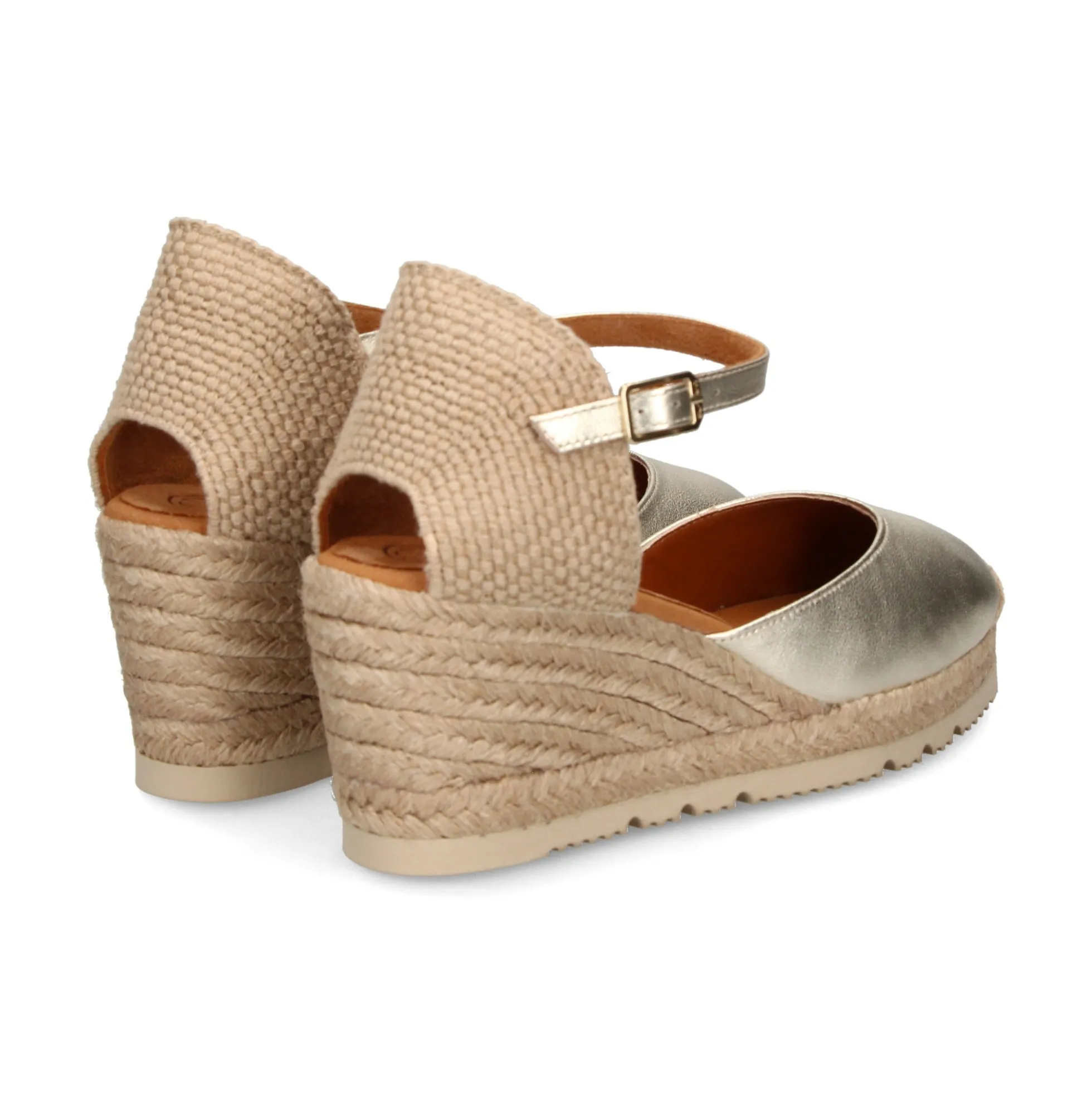 UNISA Zapatos cuña CACERES_23_LMT PLATINO