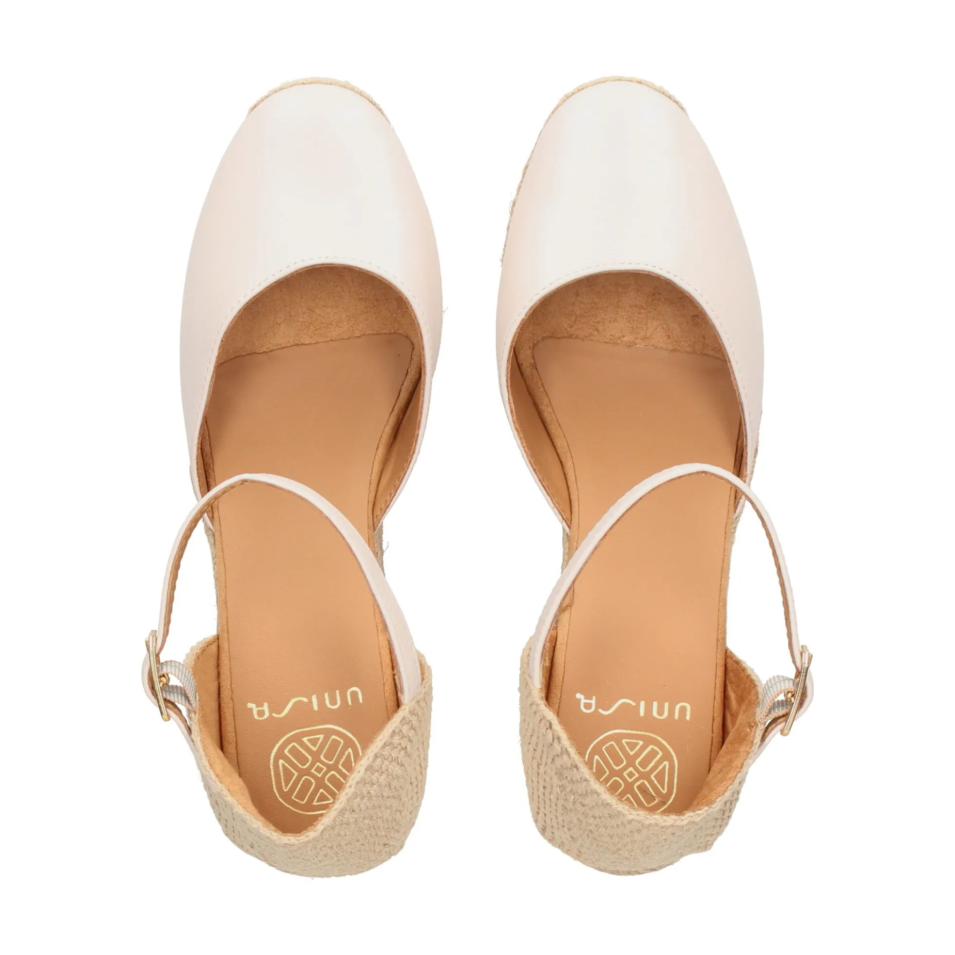 UNISA Zapatos cuña CISCA_25_NTO MARFIL
