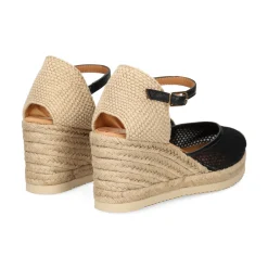 UNISA Zapatos cuña COREBO_NFI NEGRO