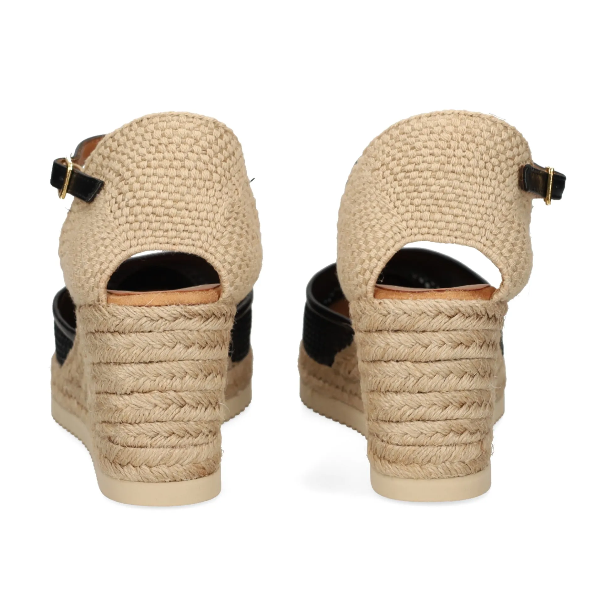 UNISA Zapatos cuña COREBO_NFI NEGRO