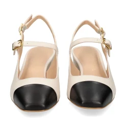 UNISA Zapatos de tacón medio de Mujer LUMIS_NTO MARFIL