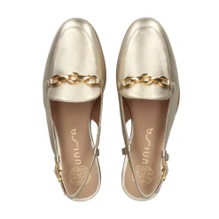 UNISA Zapatos planos de Mujer DEAN_LMT PLATINO