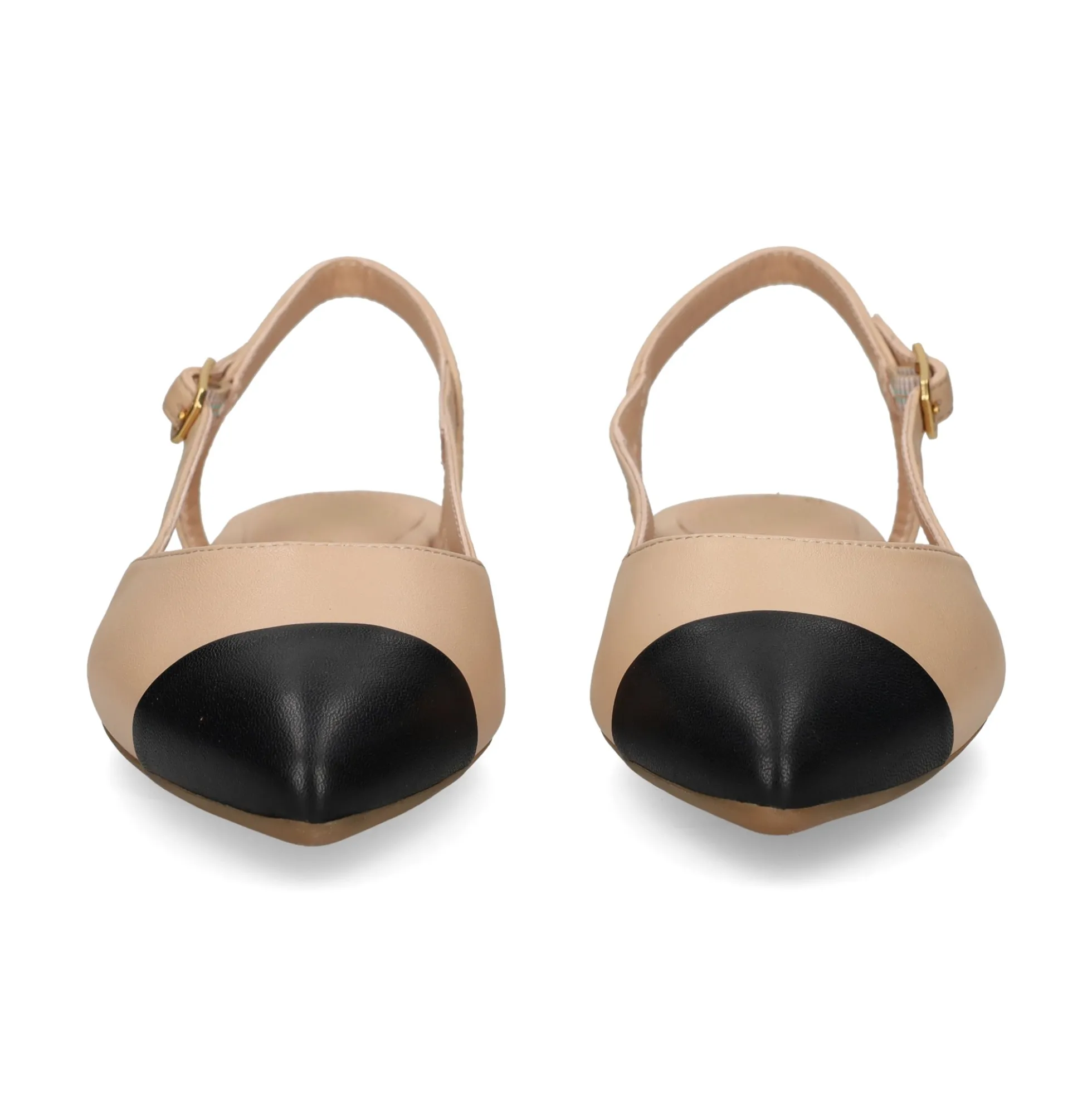 UNISA Zapatos planos de Mujer ASLEY_25_NTO SKIN/BLK