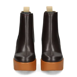 UNITED NUDE Botines con tacón de Mujer GRIP CHELSEA MID IV COFFEE MIX