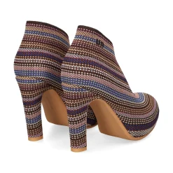 UNITED NUDE Botines con tacón de Mujer FOLD HI II CARAMEL