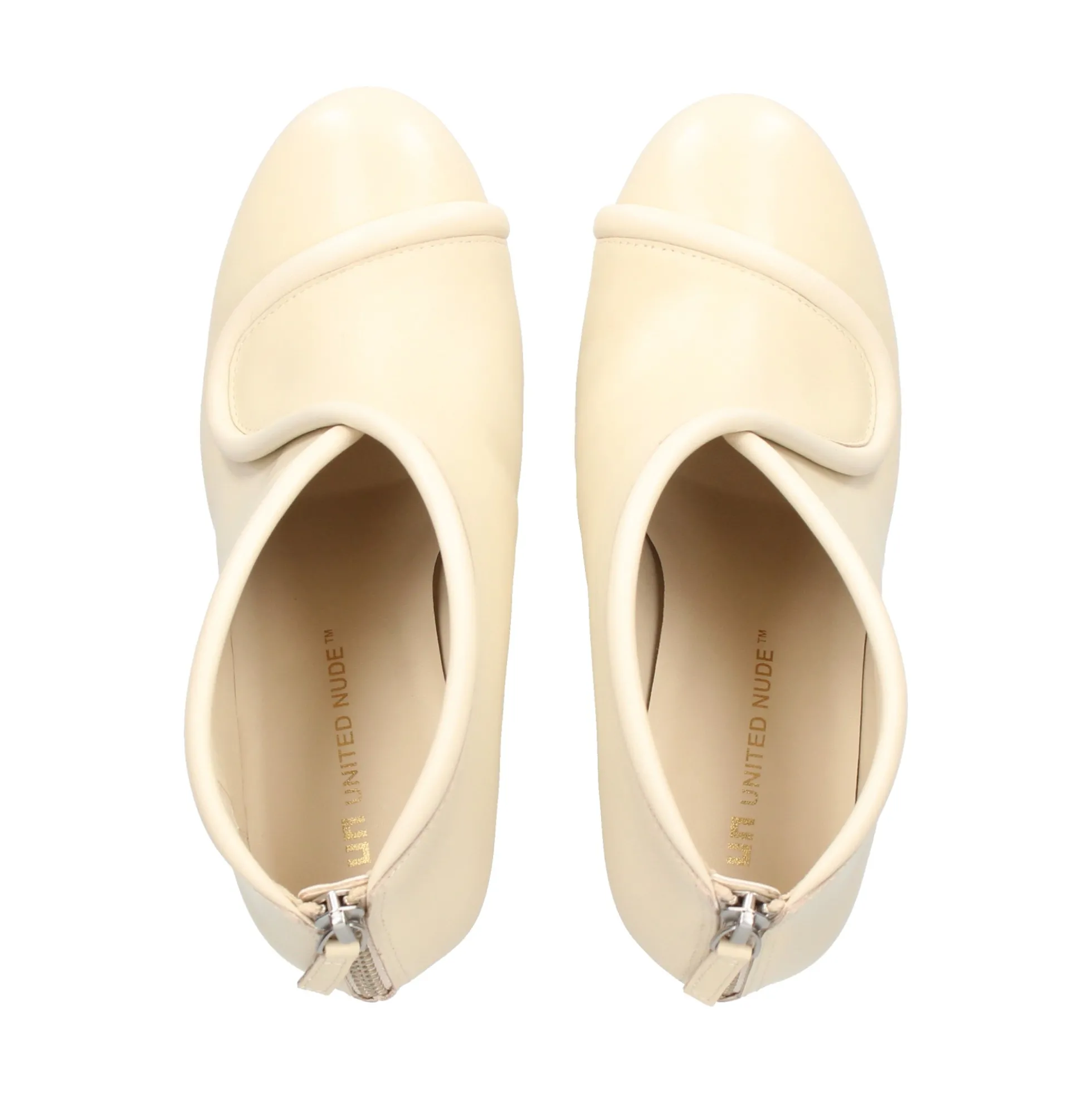 UNITED NUDE Botines con tacón de Mujer EAMZ COLLAR CHALK