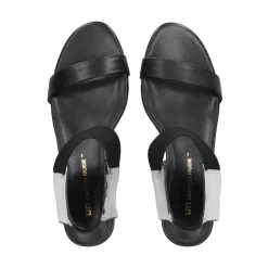 UNITED NUDE Sandalias con tacón de Mujer RAILA MID SILVER