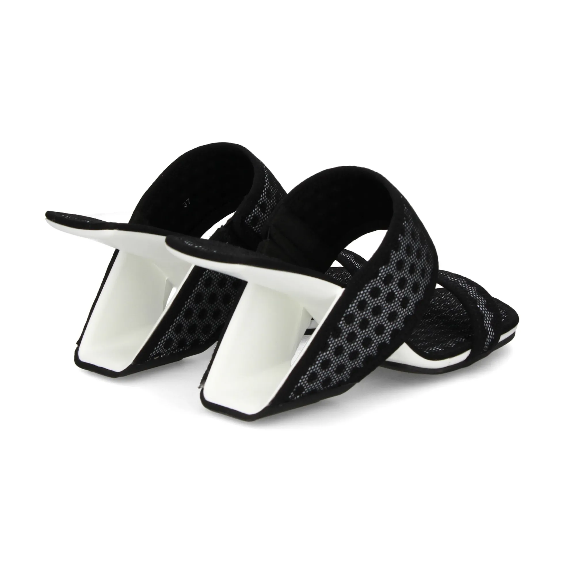 UNITED NUDE Sandalias cuña de Mujer LOOP HI SURF BLACK