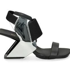 UNITED NUDE Sandalias cuña de Mujer LOOP REIKI HI SILVER