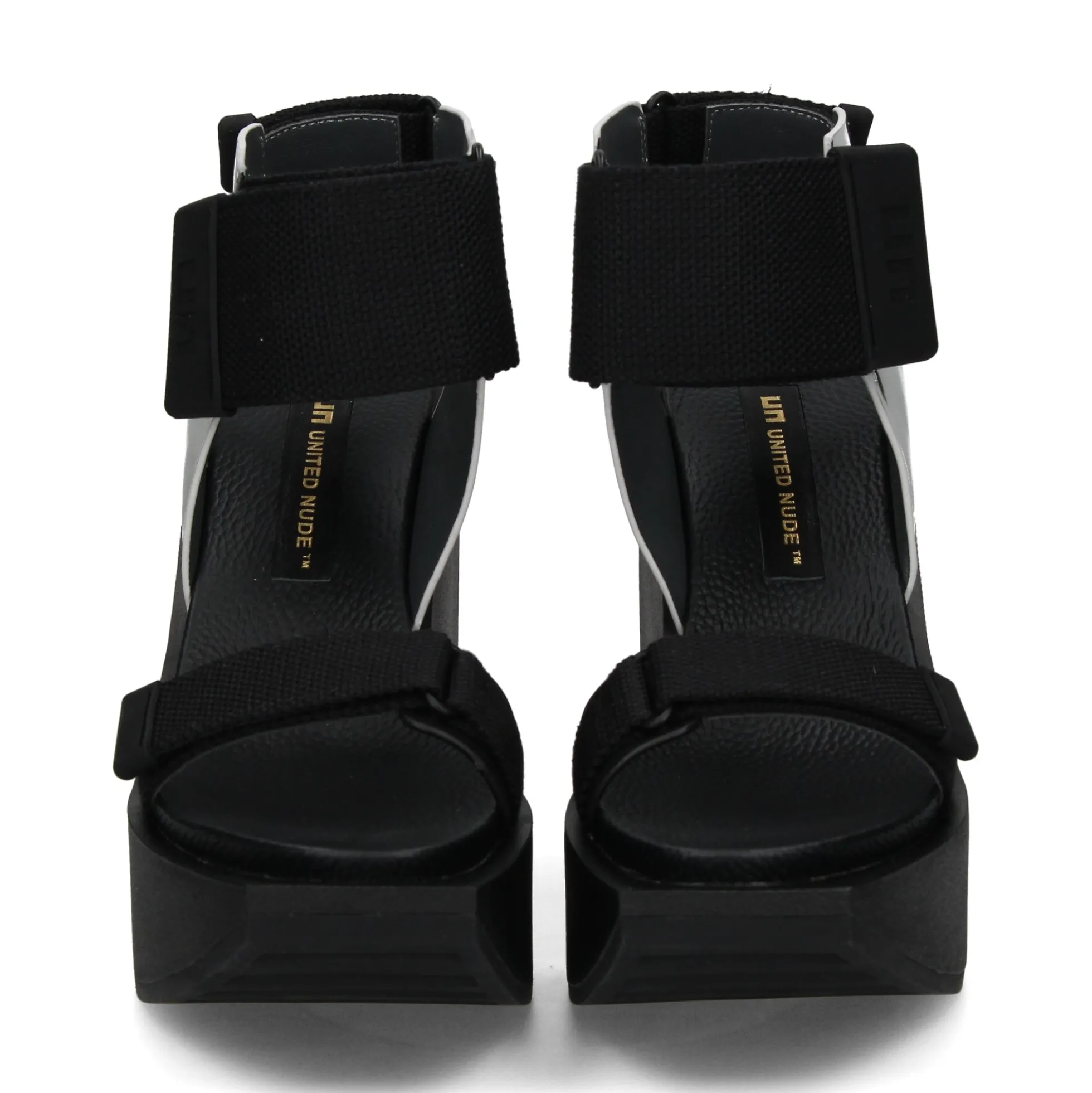 UNITED NUDE Sandalias cuña de Mujer WA HI MIRROR SILVER
