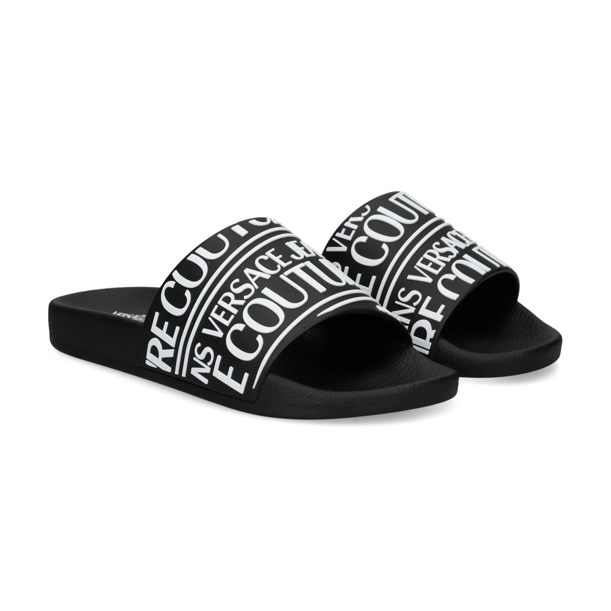 VERSACE JEANS Sandalias de Hombre 79YA3SQ1 899 BLACK