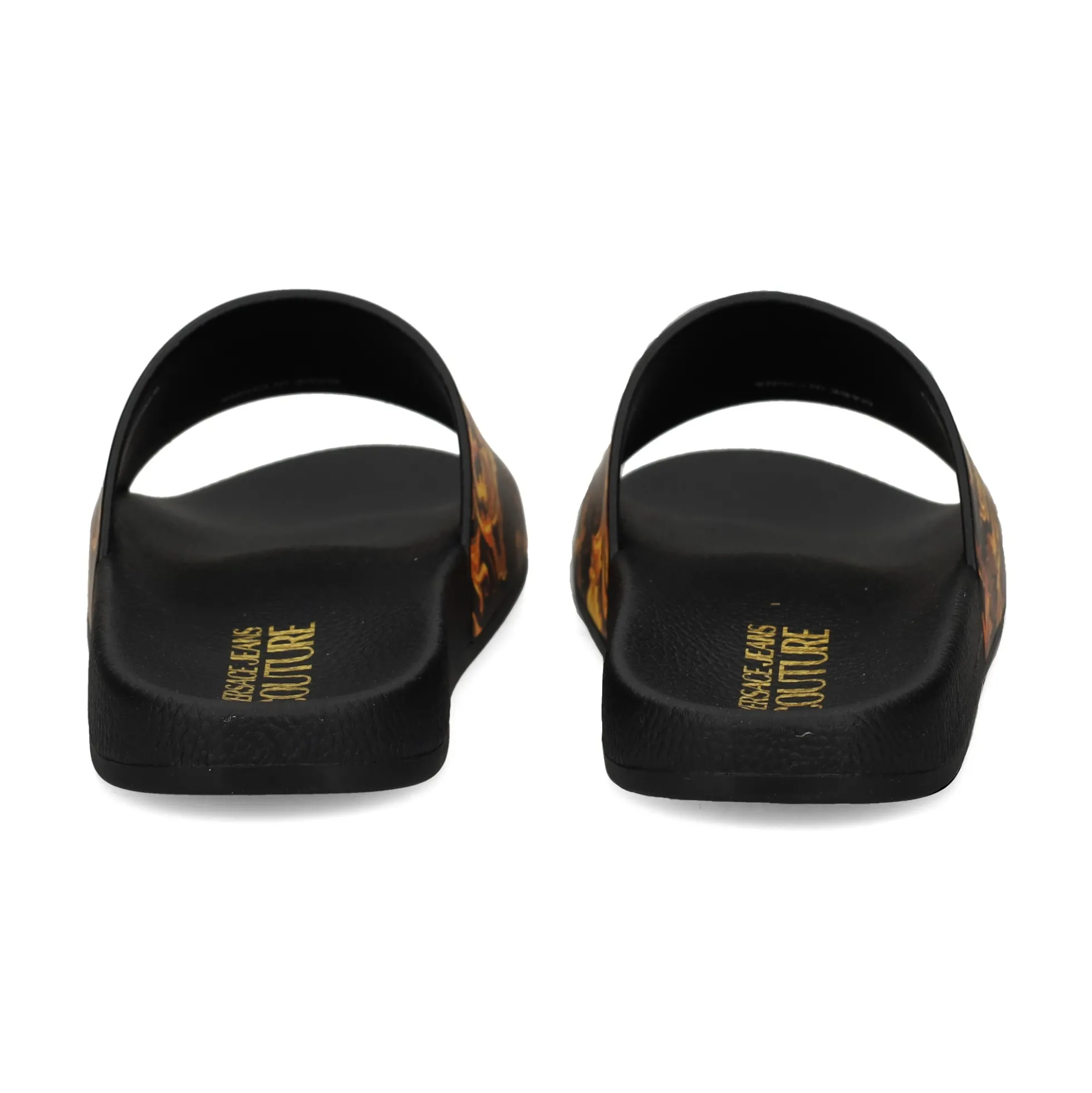VERSACE JEANS Sandalias de Hombre 79YA3SQ4 G89 BLACK/GOLD