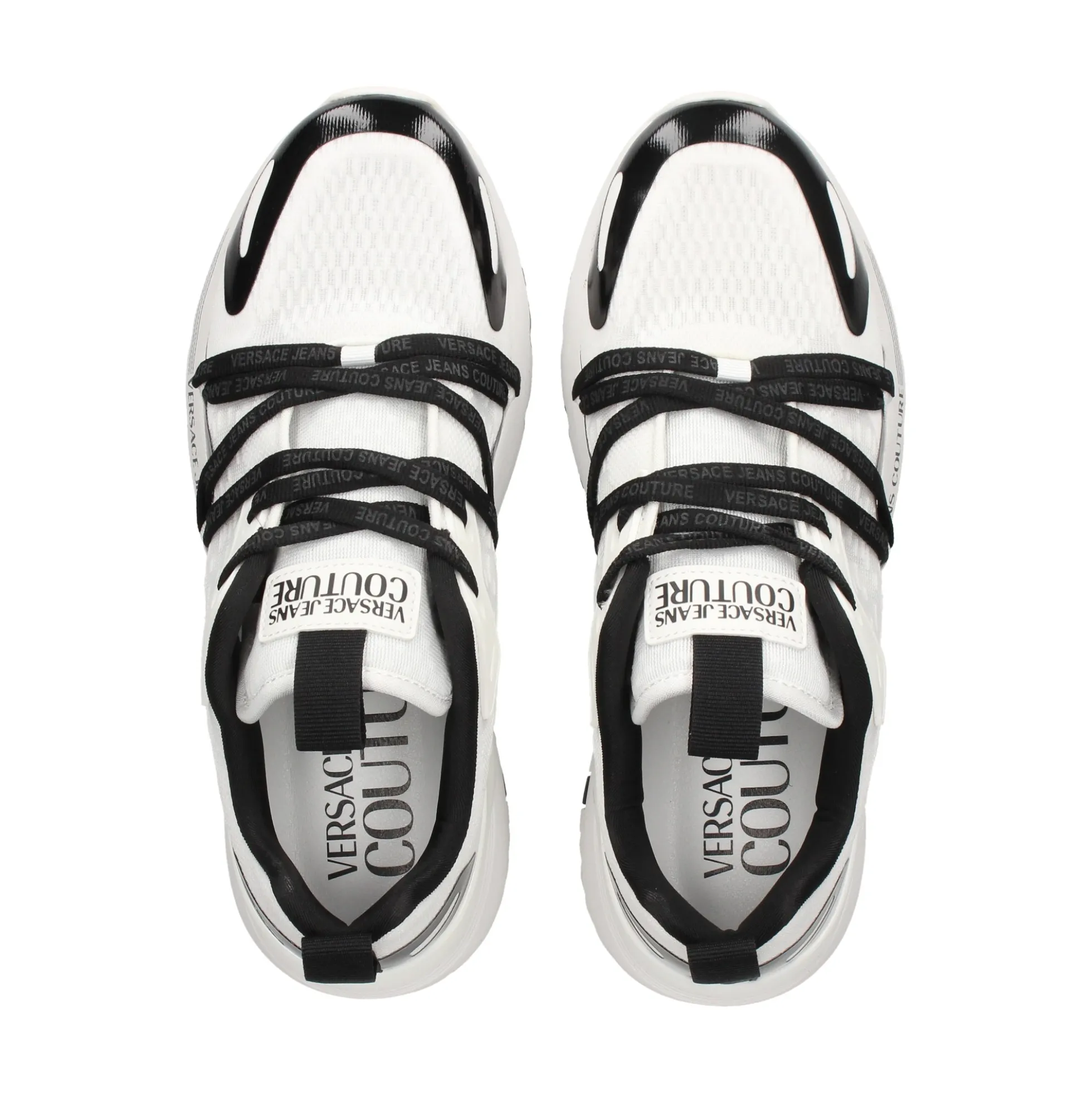 VERSACE JEANS Zapatillas de Hombre 79YA3SA8 L02 WHITE/BLAC