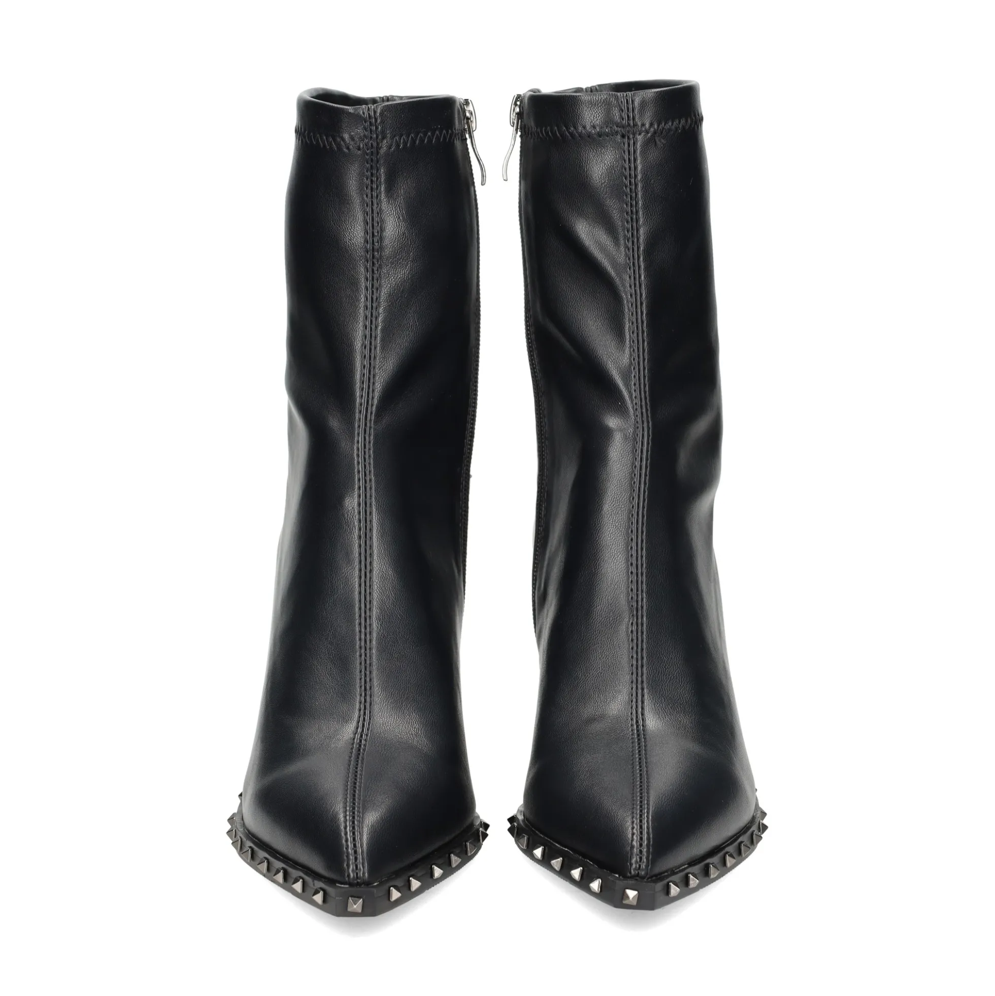 VIBES Botas con tacón de Mujer VB2306 NEGRO