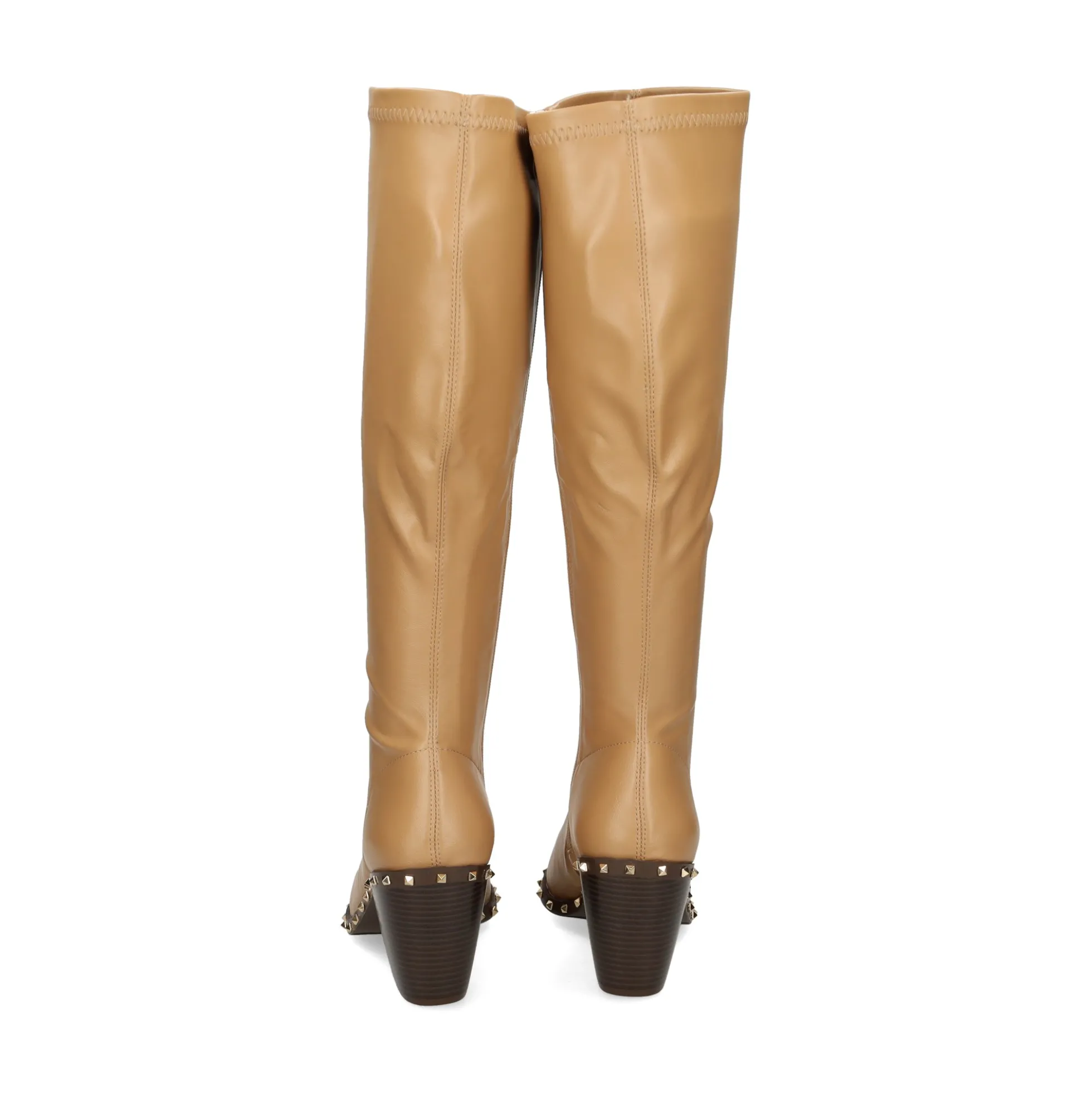 VIBES Botas con tacón de Mujer VB2305 SAND