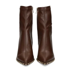 VIBES Botas con tacón de Mujer VB2306 MARRON