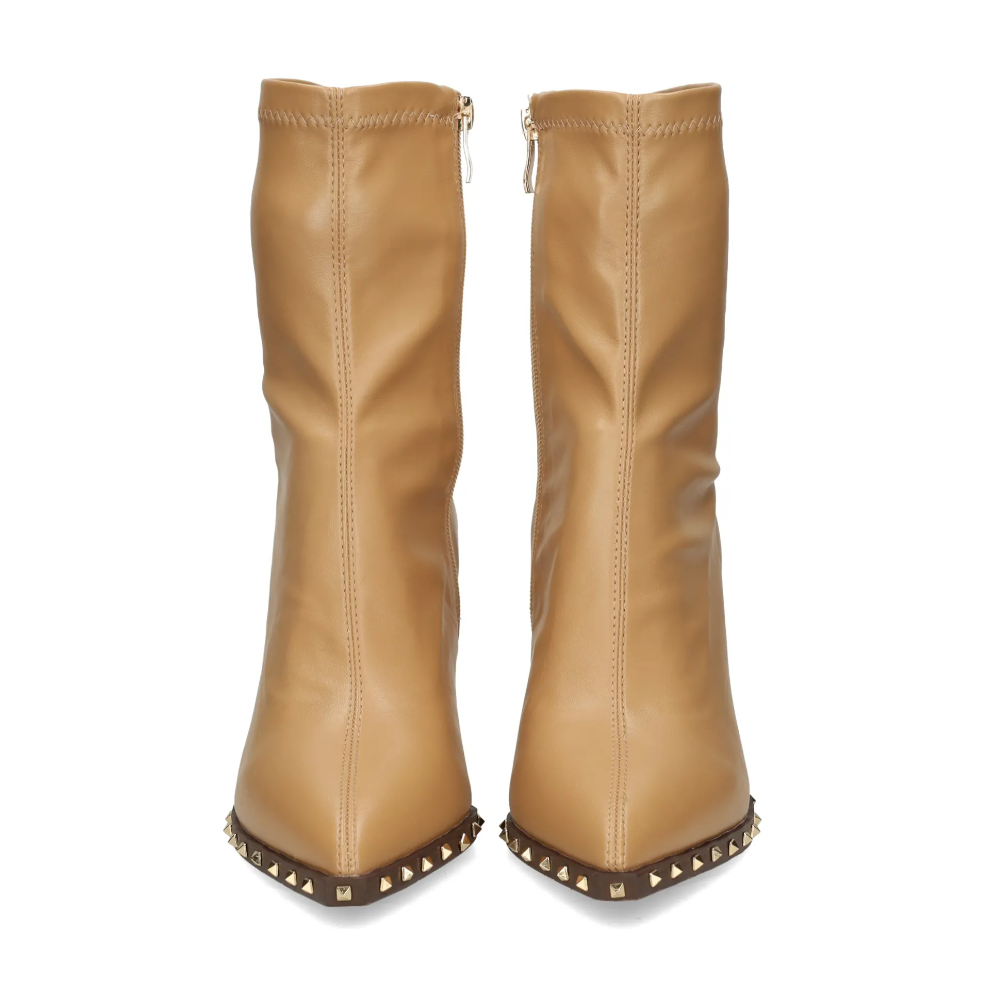 VIBES Botas con tacón de Mujer VB2306 SAND