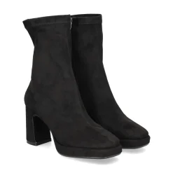 VIBES Botines con tacón de Mujer VB2310 NEGRO