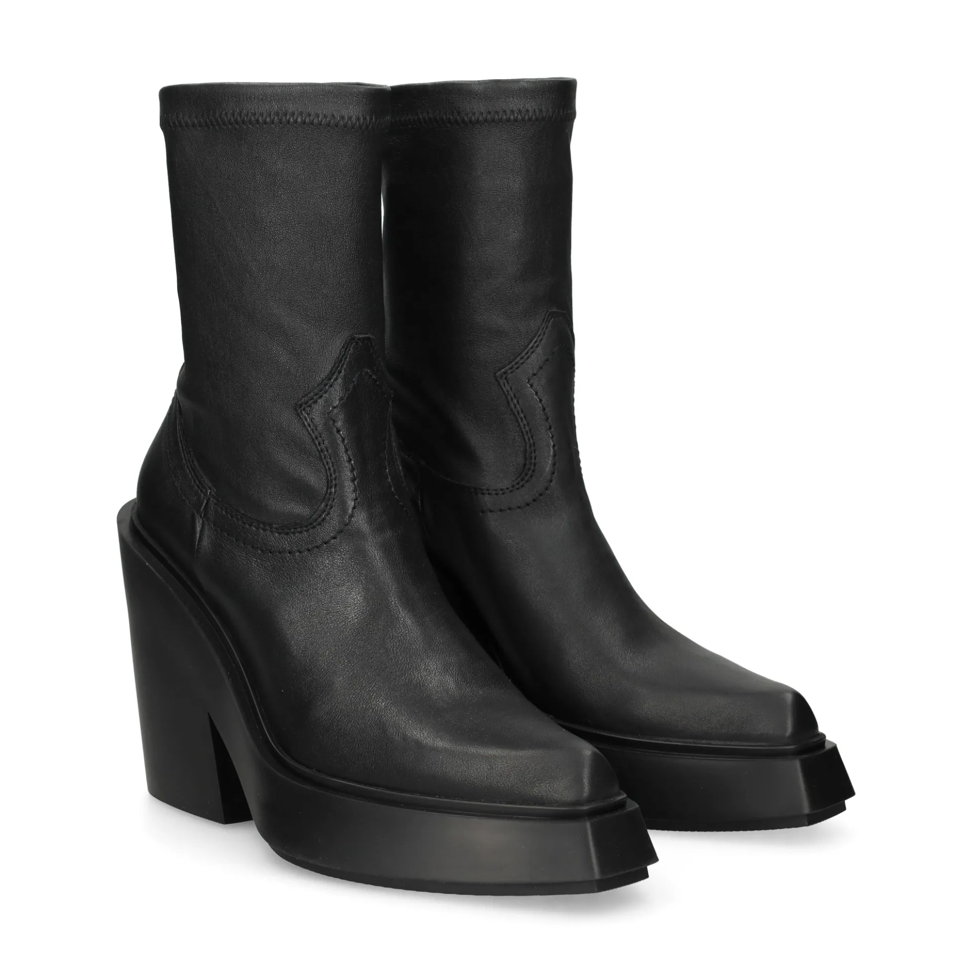 VIC MATIE Botines con tacón de Mujer 1F2200D 101 NEGRO
