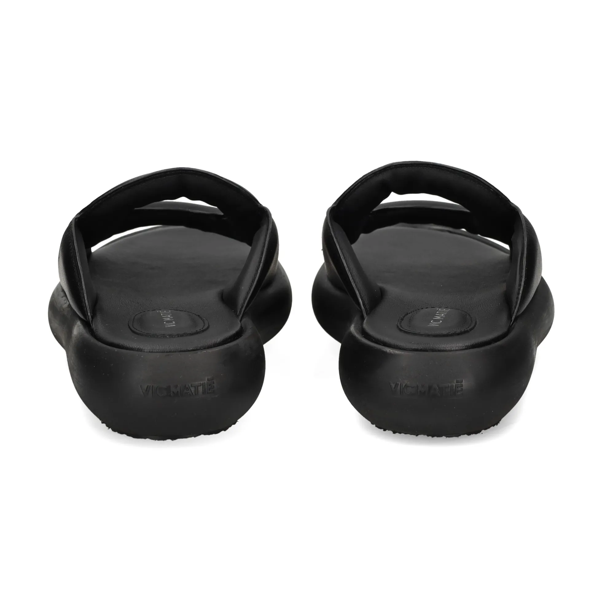 VIC MATIE Sandalias planas de Mujer 1E1208D 101 NEGRO