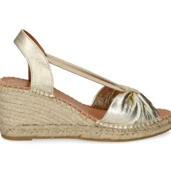 VIGUERA Sandalias cuña de Mujer 1909 PLATINO