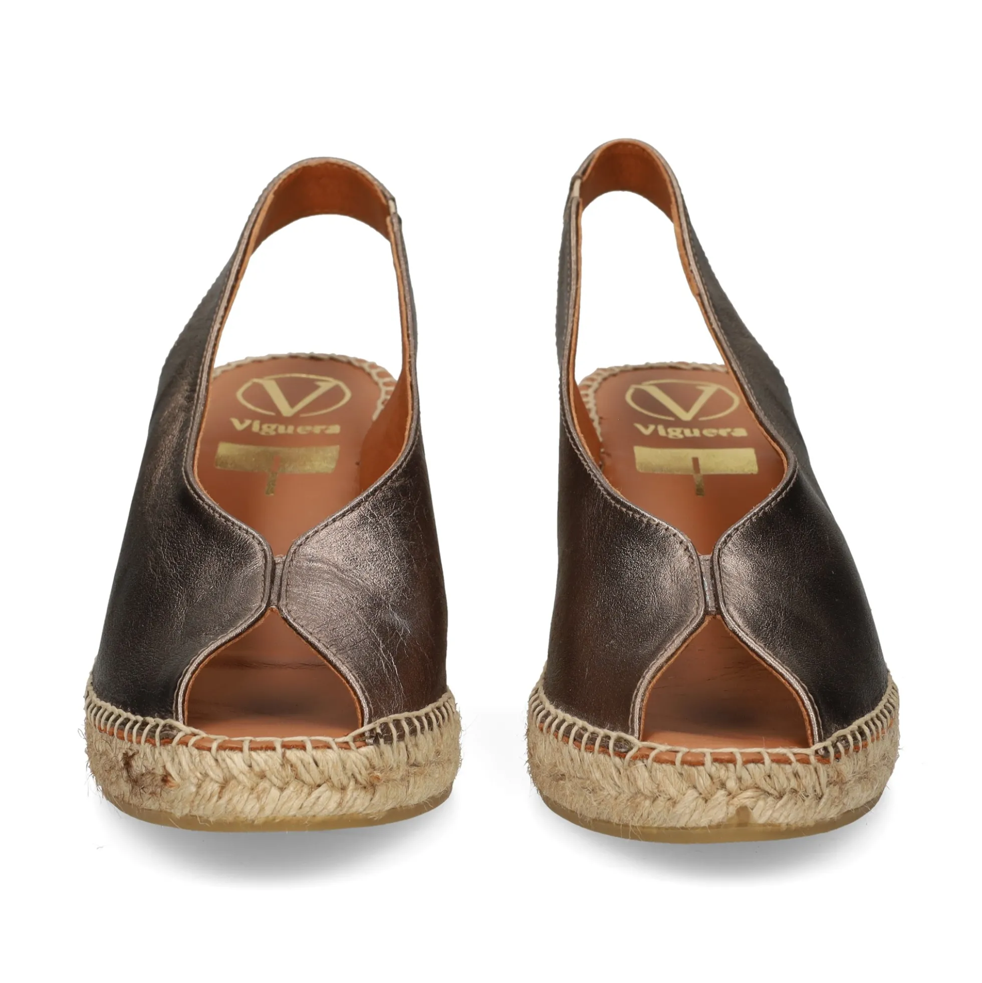 VIGUERA Zapatos cuña 2127 FUMO