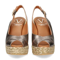 VIGUERA Zapatos cuña 1823 FUMO