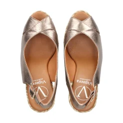 VIGUERA Zapatos cuña 1823 FUMO