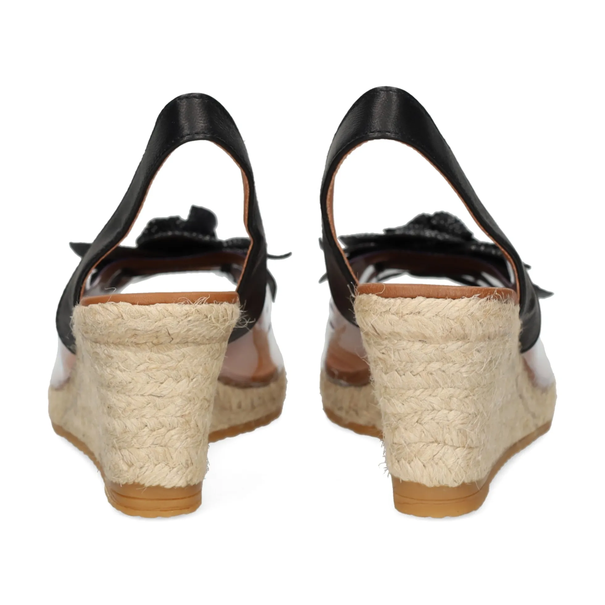 VIGUERA Zapatos cuña 0291 NEGRO