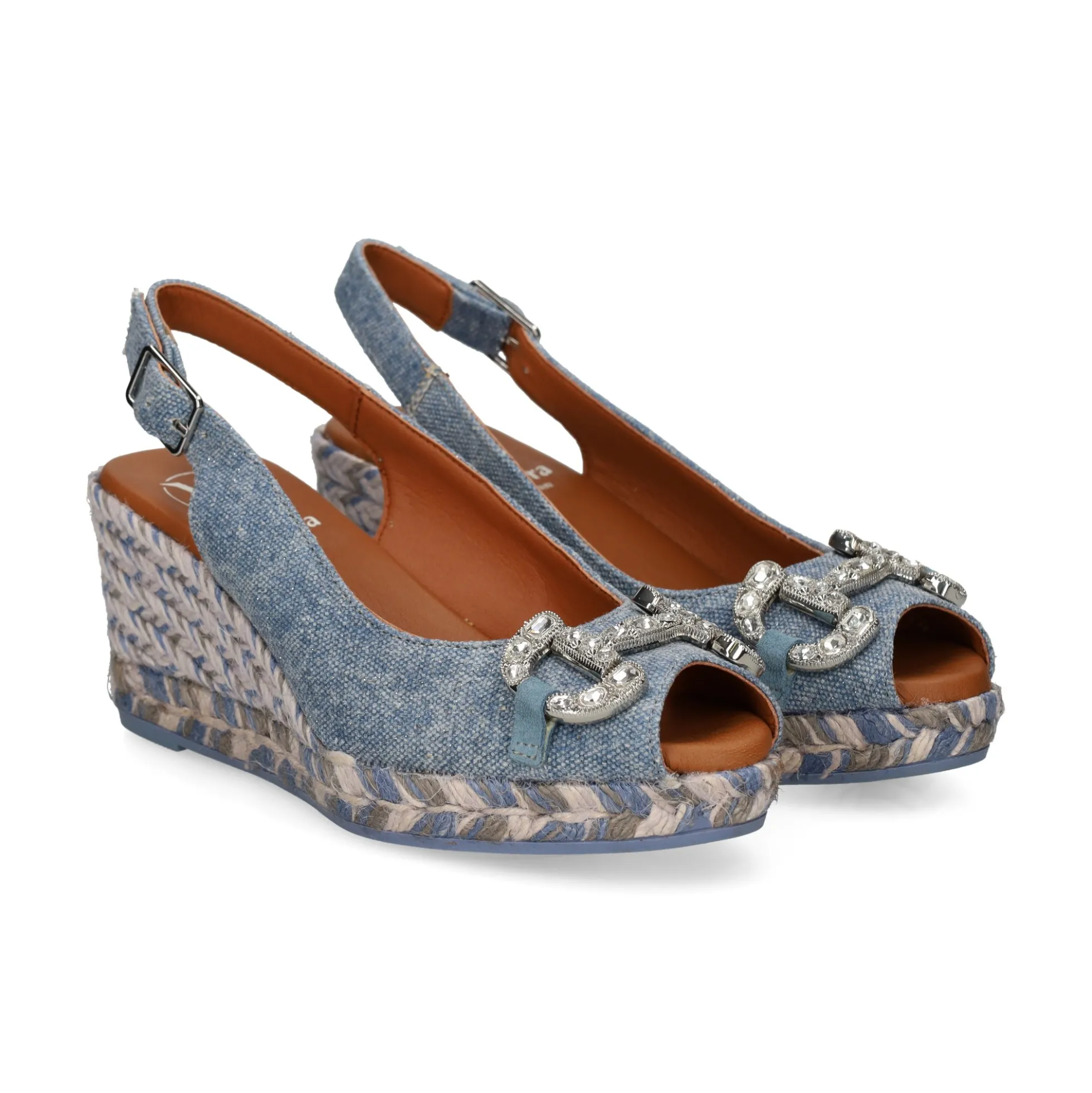 VIGUERA Zapatos cuña 2118 VAQUERO