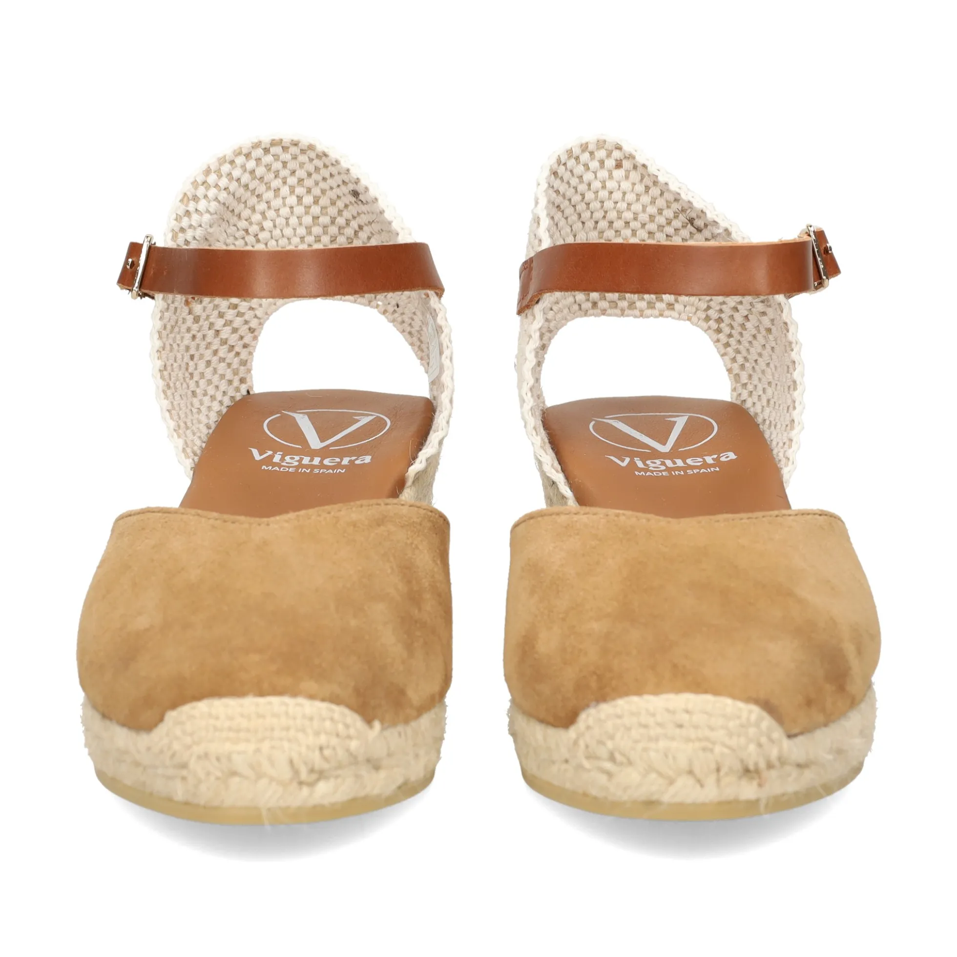 VIGUERA Zapatos cuña 1757 WHISKEY