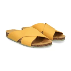 ZOURI Sandalias planas de Mujer SUN MOSTAZA