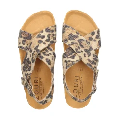 ZOURI Sandalias planas de Mujer CORAL